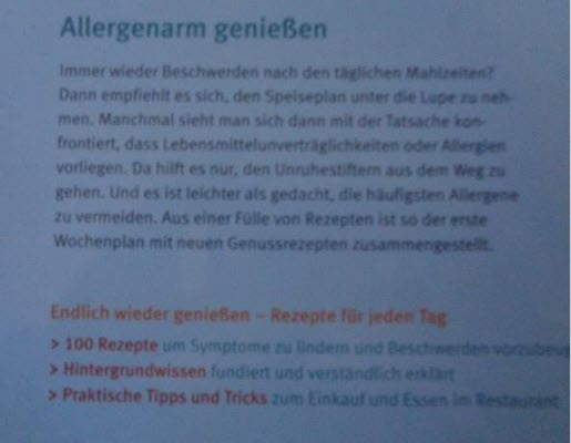 Allergien, Intoleranzen, Unverträglichkeiten